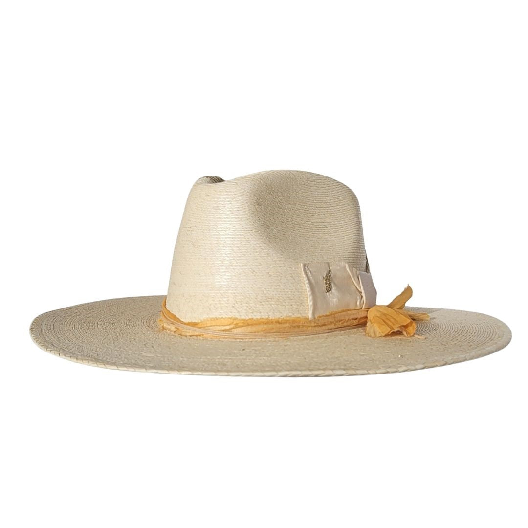Alfie Straw Western Crown Hat