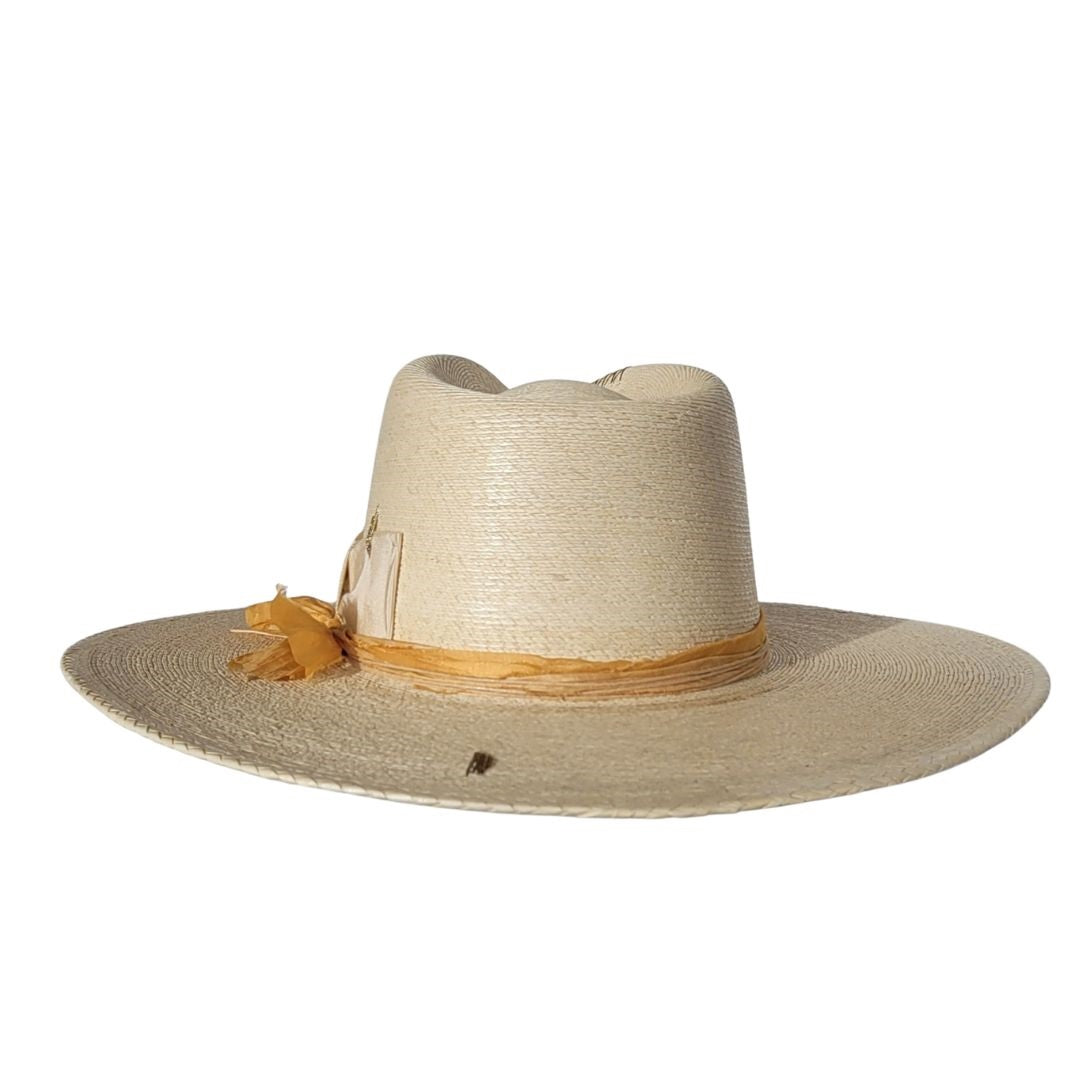 Alfie Straw Western Crown Hat