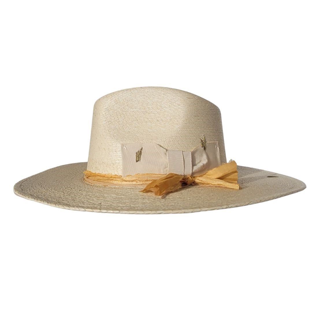 Alfie Straw Western Crown Hat