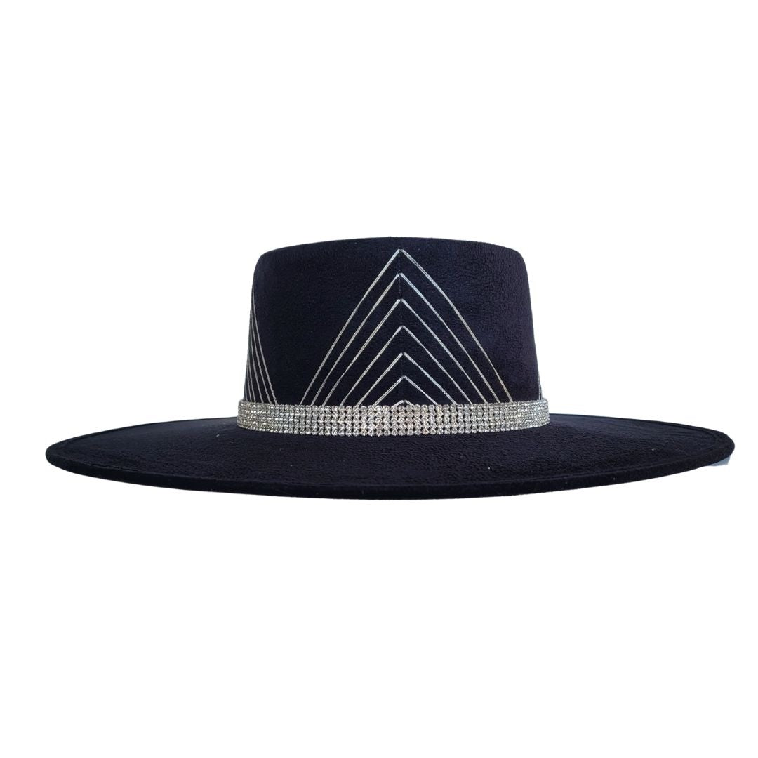 Ainslie Telescope Crown Hat - Black