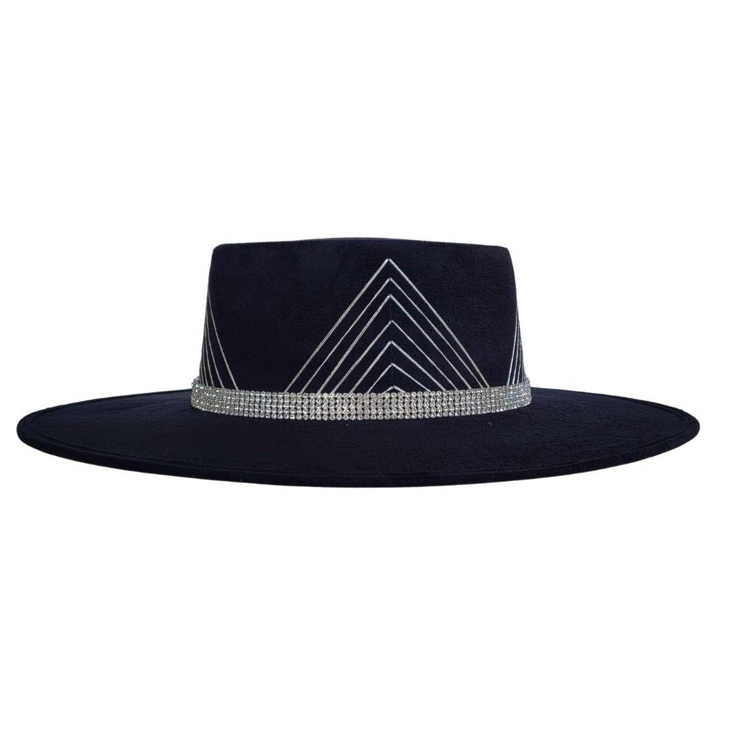 Ainslie Telescope Crown Hat - Black