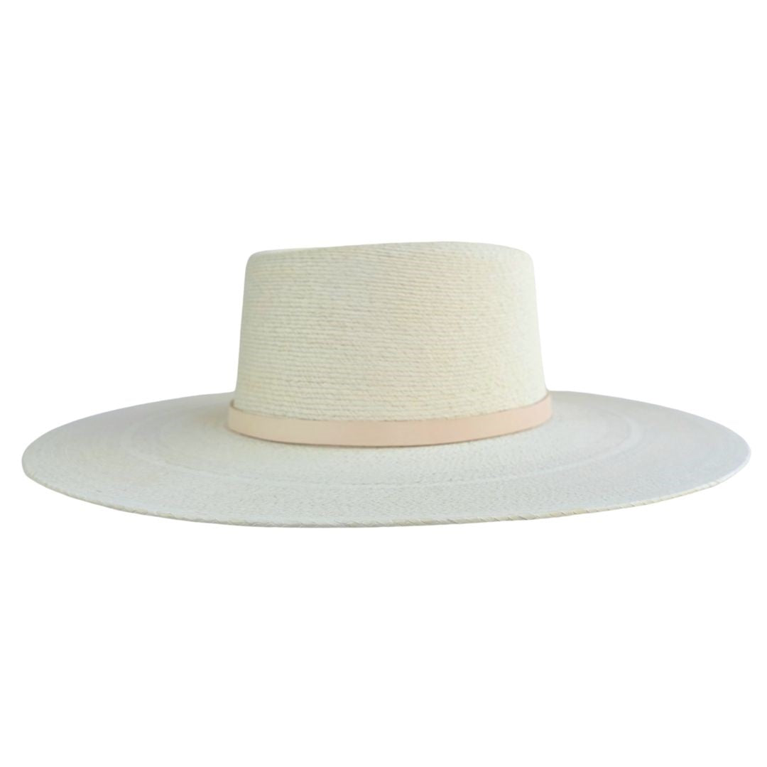 Albertine Straw Telescope Crown Hat