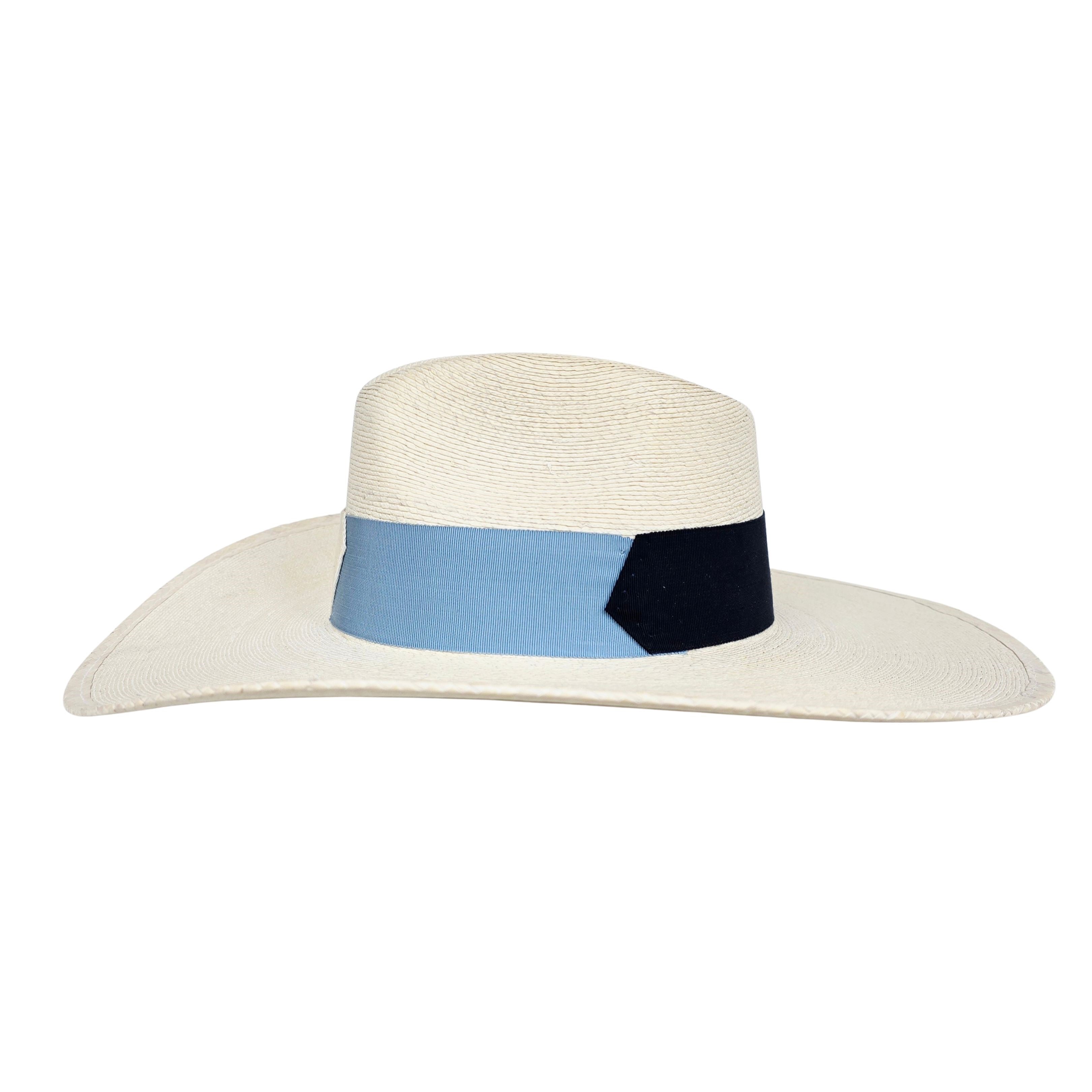 Alcina Straw Western Crown Hat