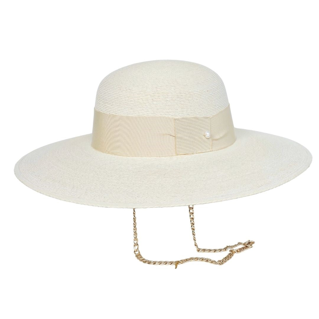 Allegra Straw Round Crown Hat