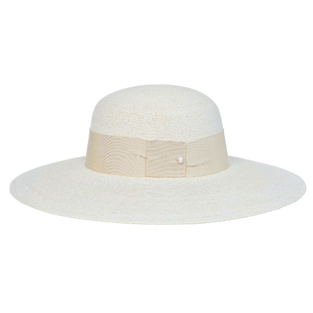 Allegra Straw Round Crown Hat