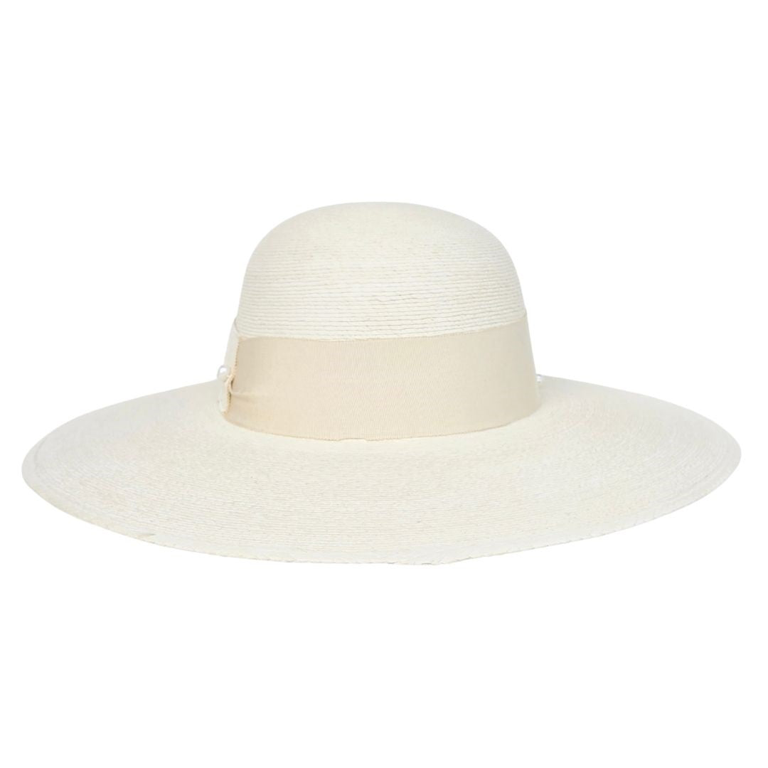 Allegra Straw Round Crown Hat
