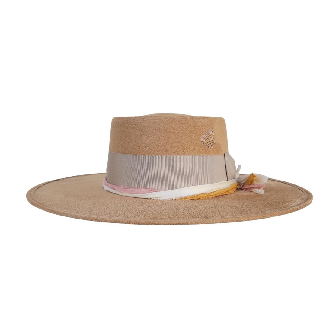 Andred Telescope Crown Hat - Camel