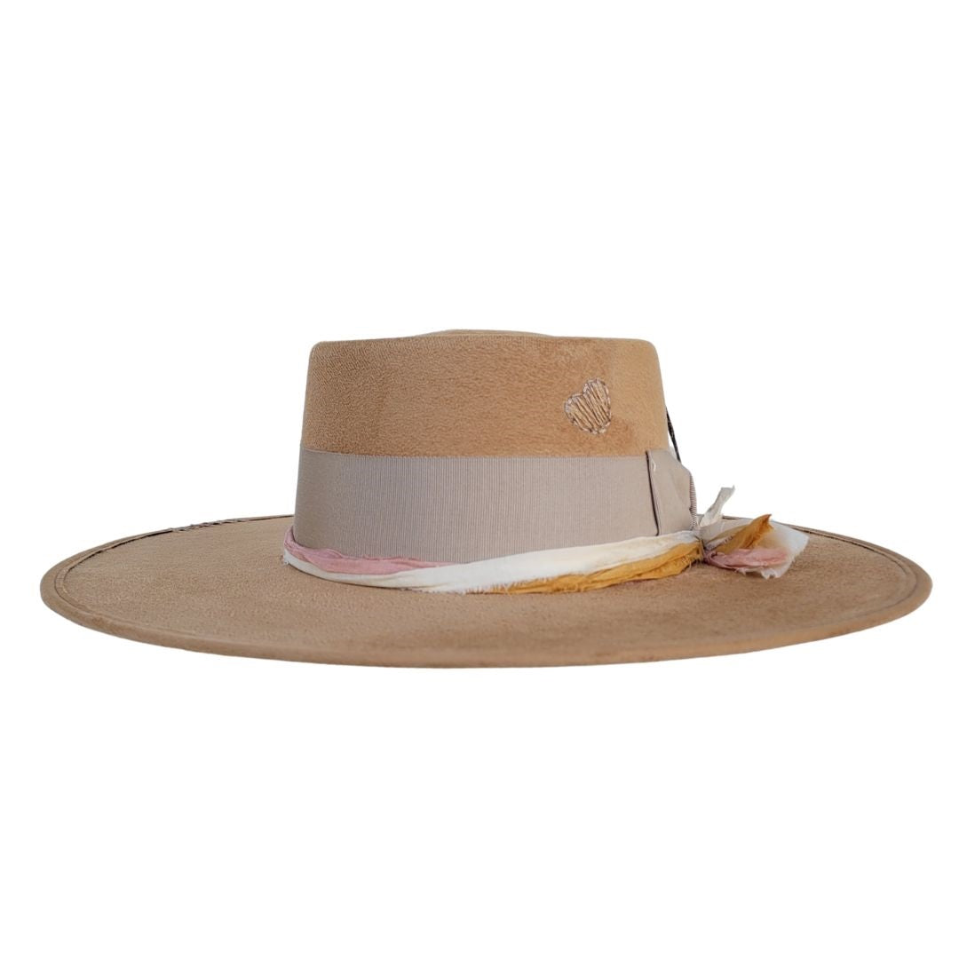 Andred Telescope Crown Hat - Camel