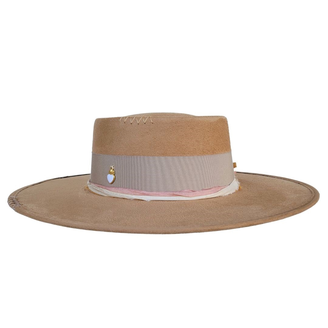 Andred Telescope Crown Hat - Camel