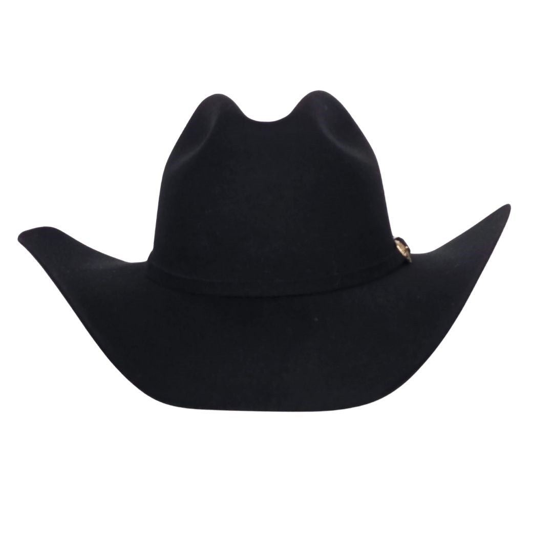 Ashton Western Cowboy Crown Hat - Black