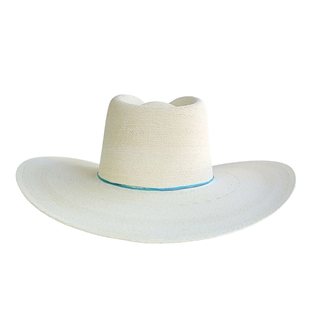 Aspen Straw Western Crown Hat