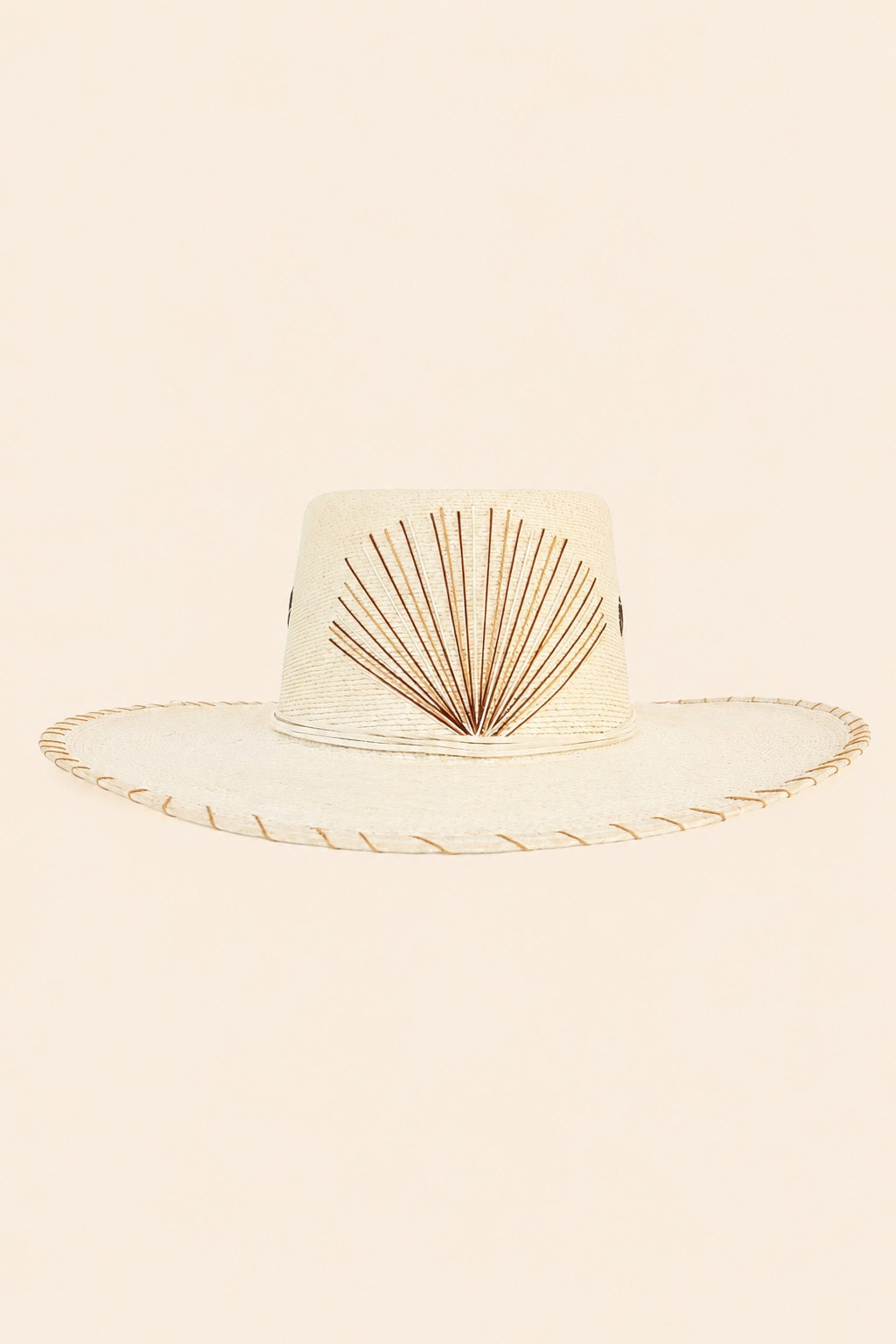 Avarona Straw Telescope Crown Hat