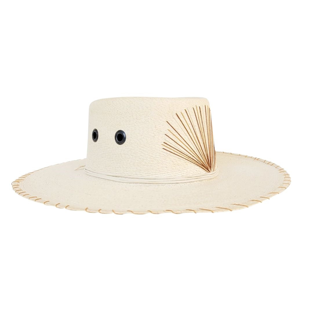 Avarona Straw Telescope Crown Hat