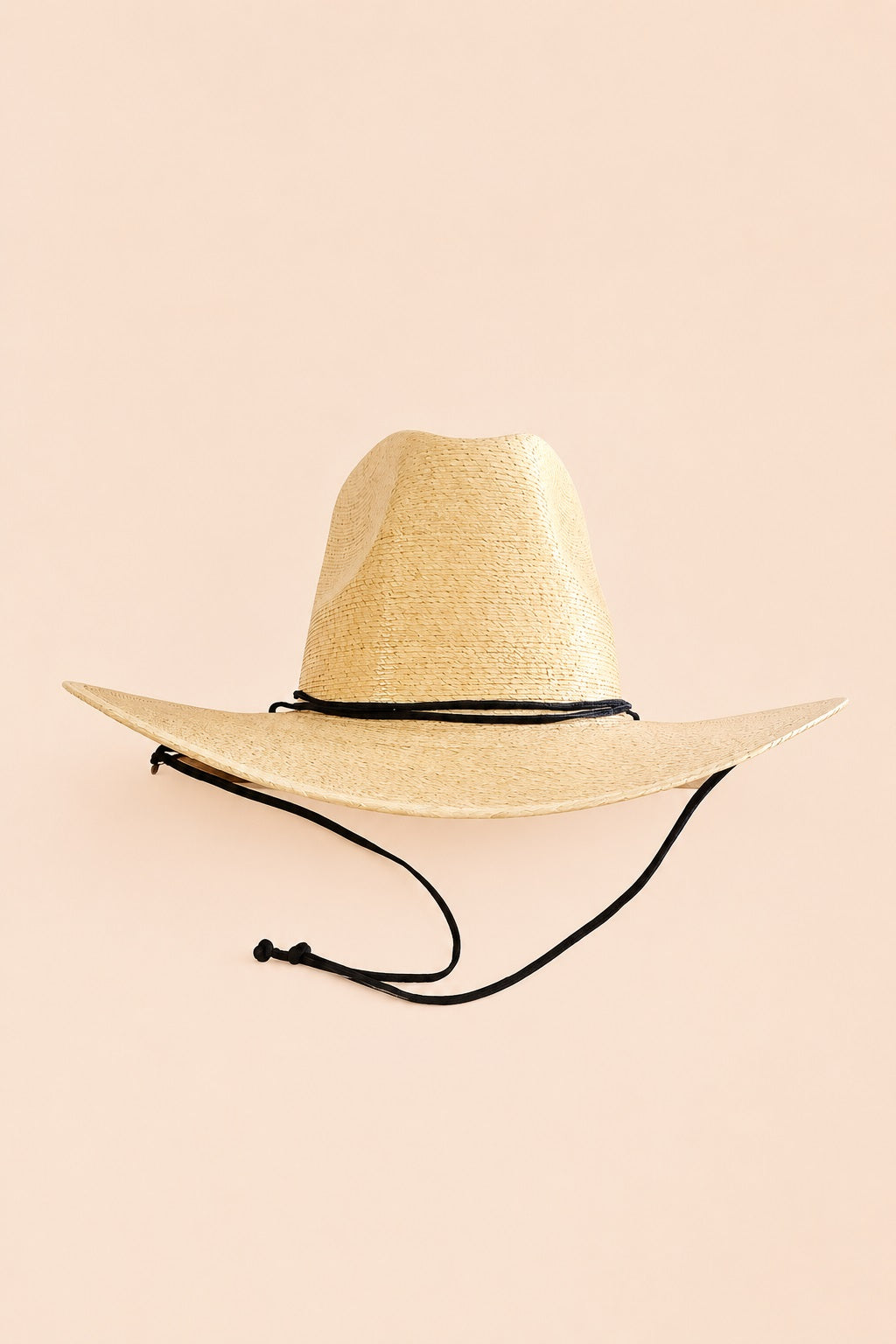 Beckam Straw Western Crown Hat