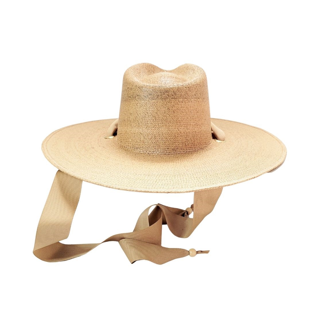 Becky Straw Western Crown Hat