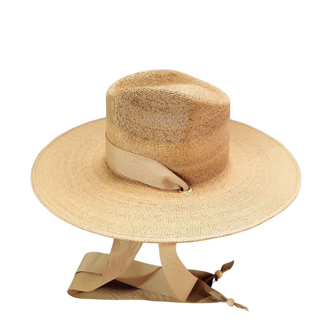 Becky Straw Western Crown Hat