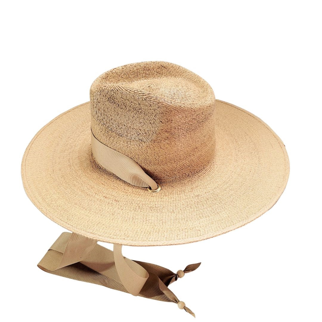 Becky Straw Western Crown Hat
