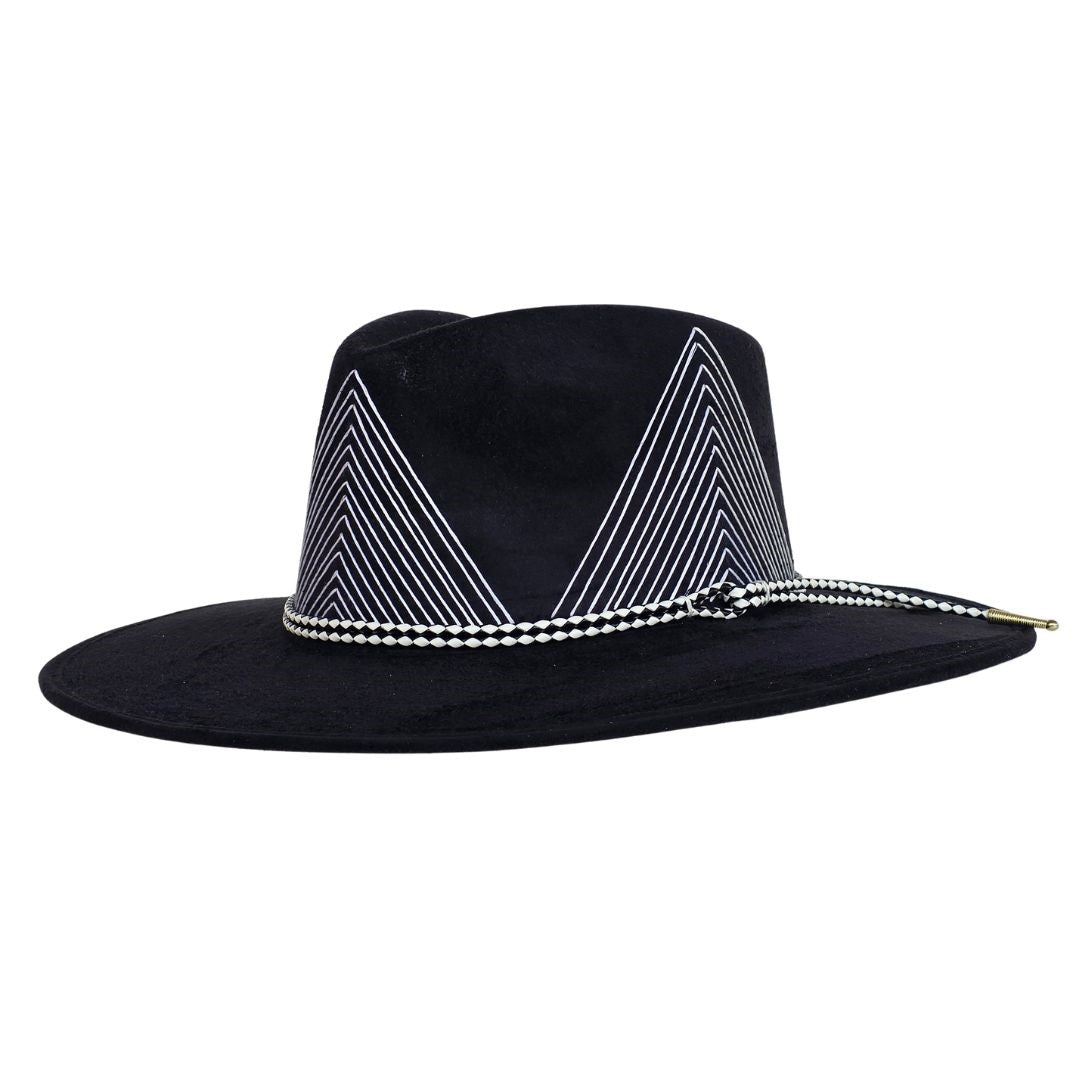 Birch Rancher Crown Hat - Black