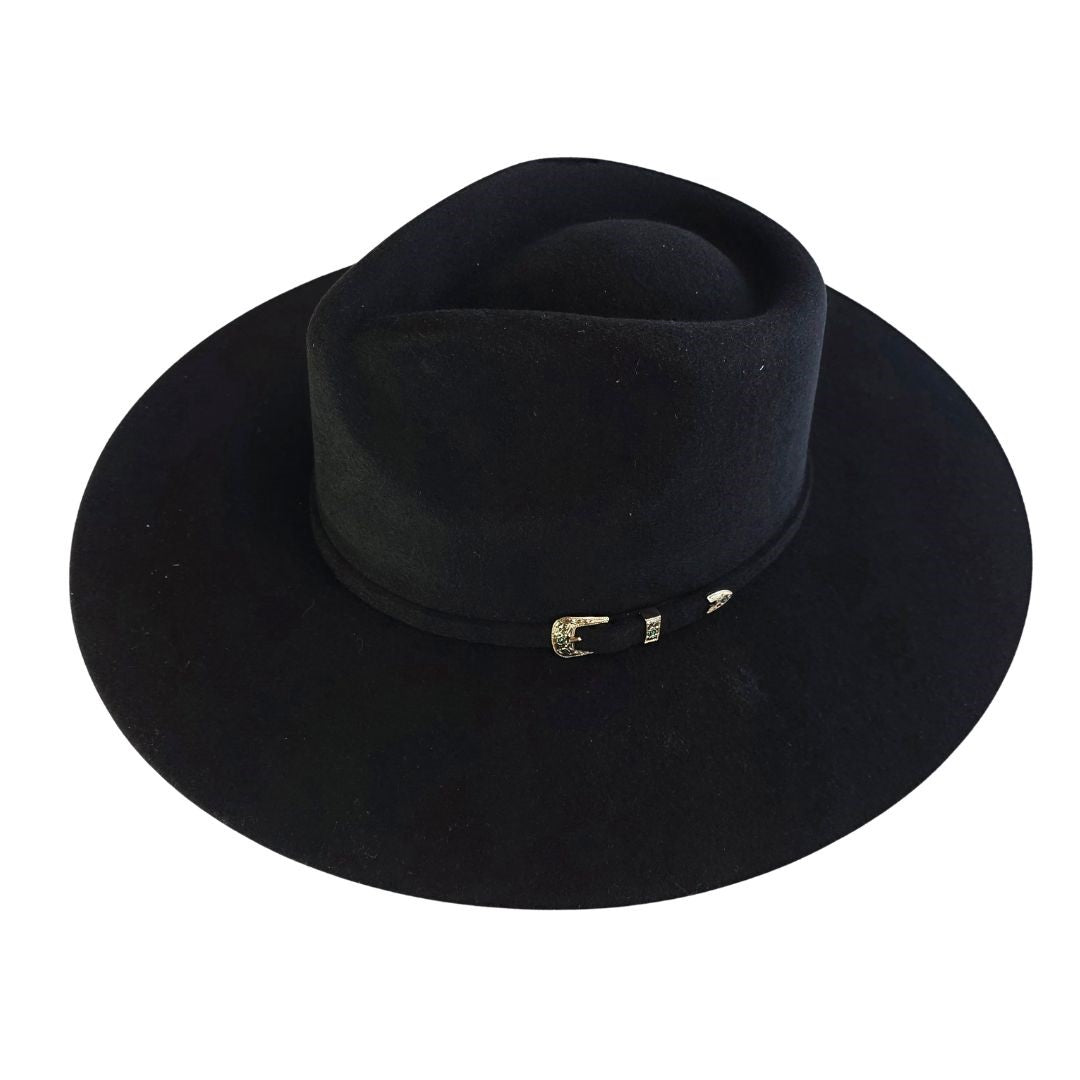 Birdie Rancher Crown Hat - Black