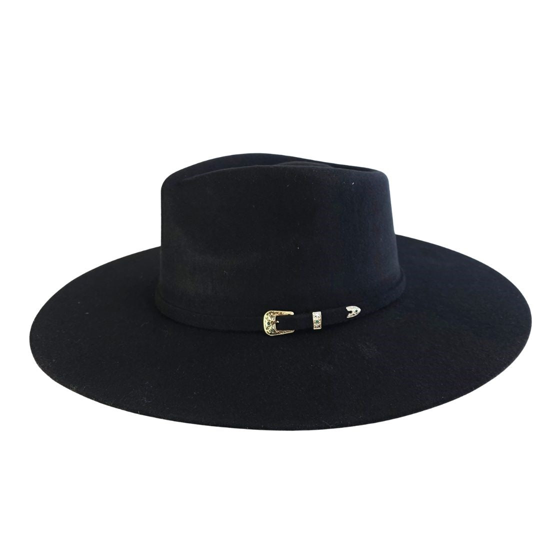 Birdie Rancher Crown Hat - Black
