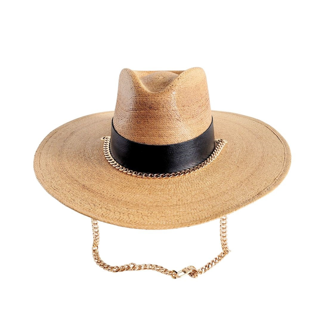 Catarzi Straw Western Crown Hat
