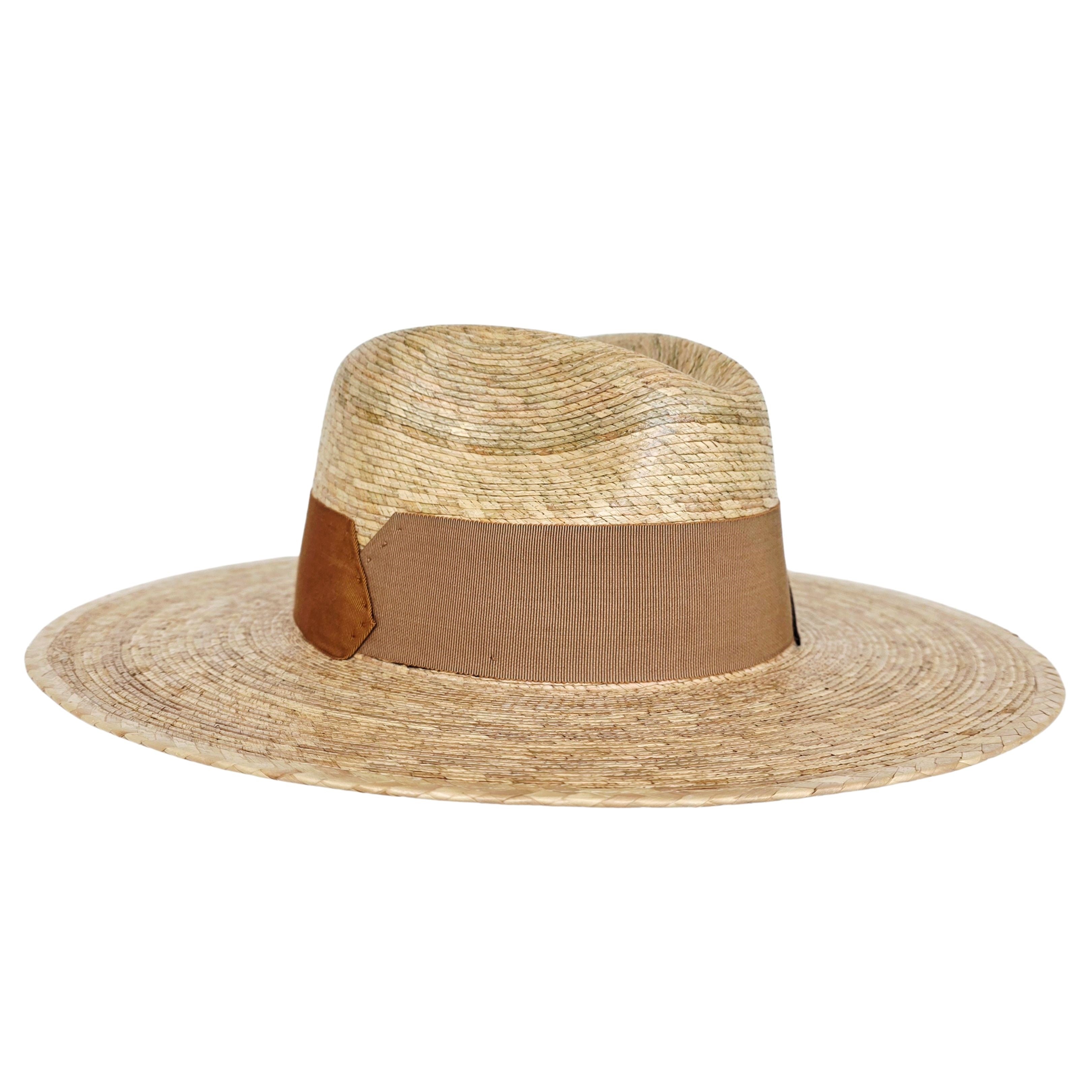 Cacia Straw Explorer Crown Hat