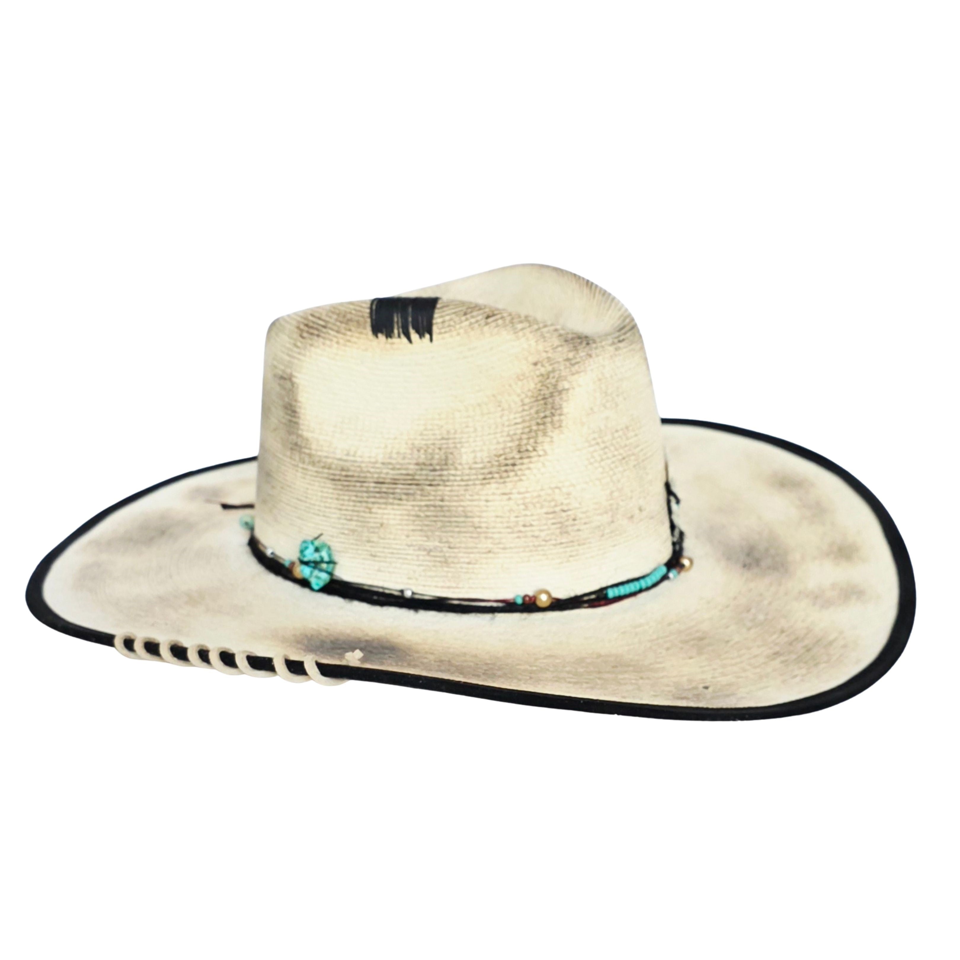 Callista Straw Western Crown Hat