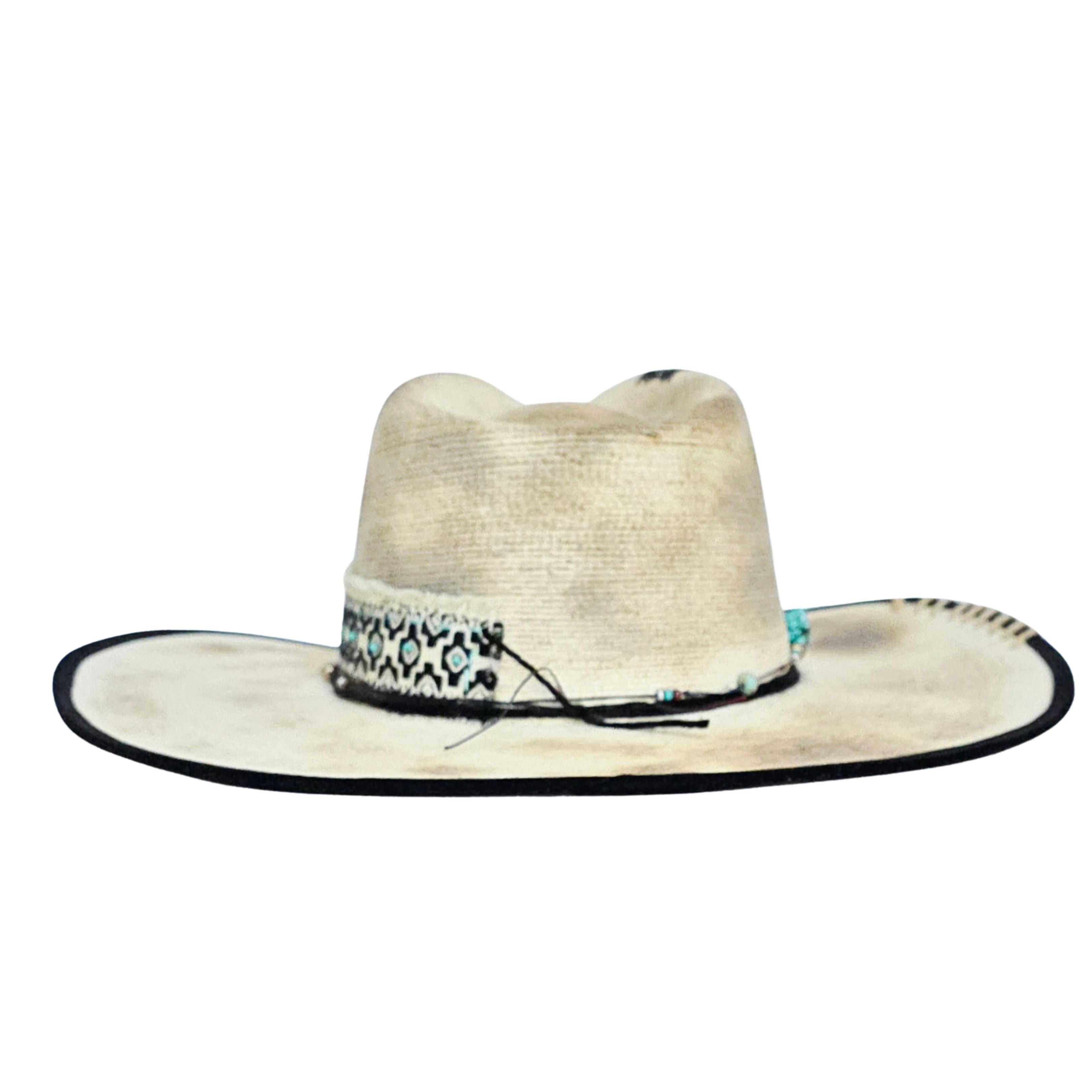 Callista Straw Western Crown Hat