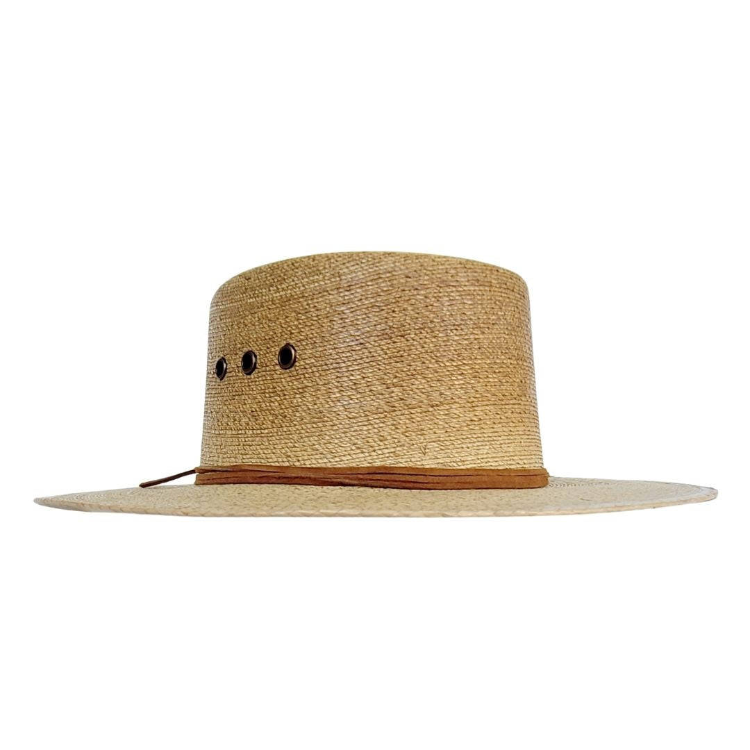 Carver Straw Telescope Crown Hat