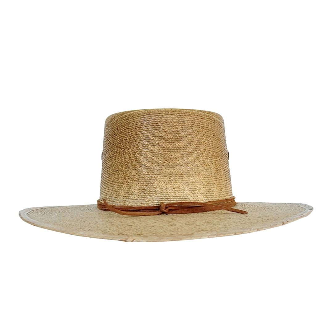 Carver Straw Telescope Crown Hat