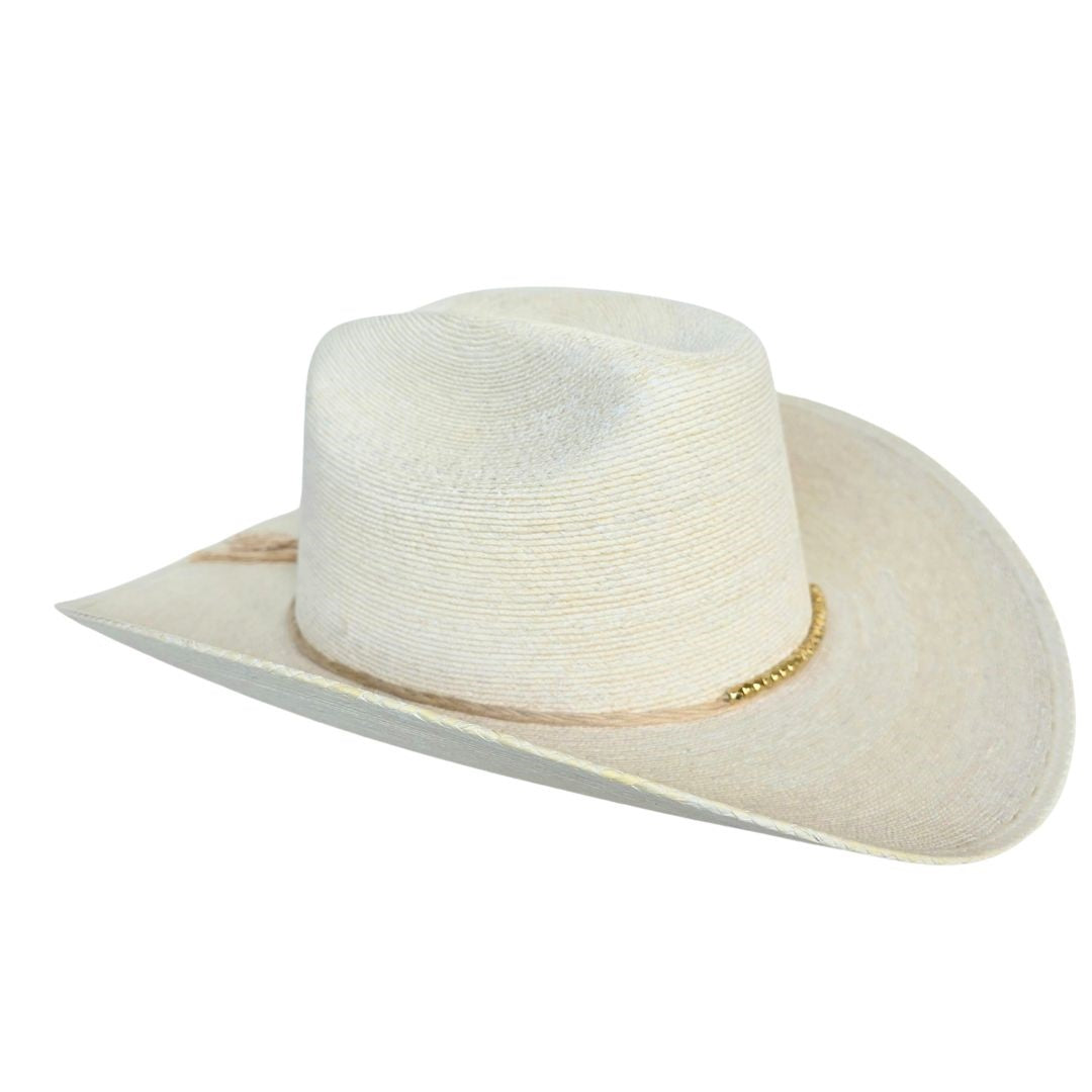 Chiara Straw Cowboy Crown Hat