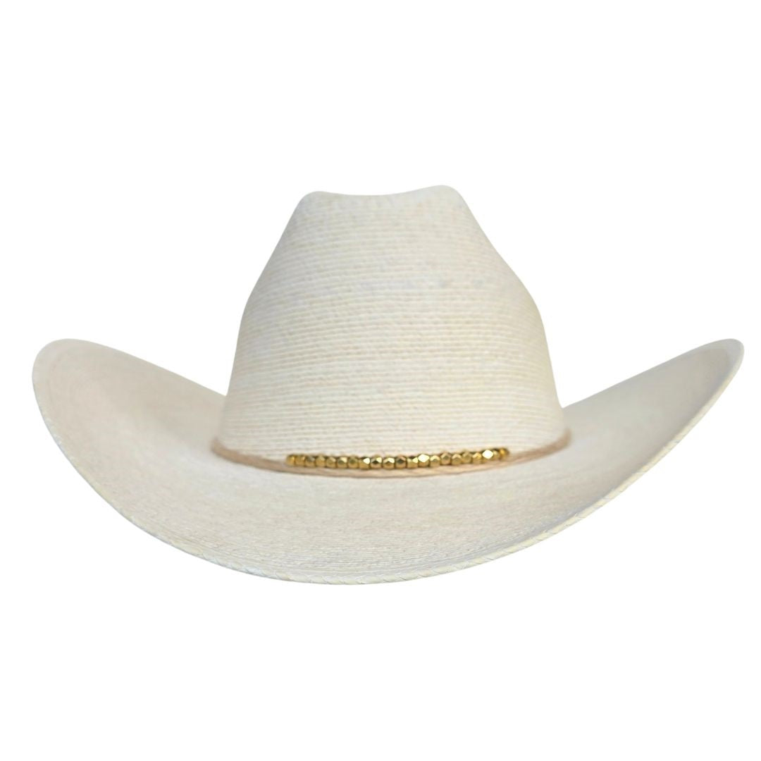 Chiara Straw Cowboy Crown Hat