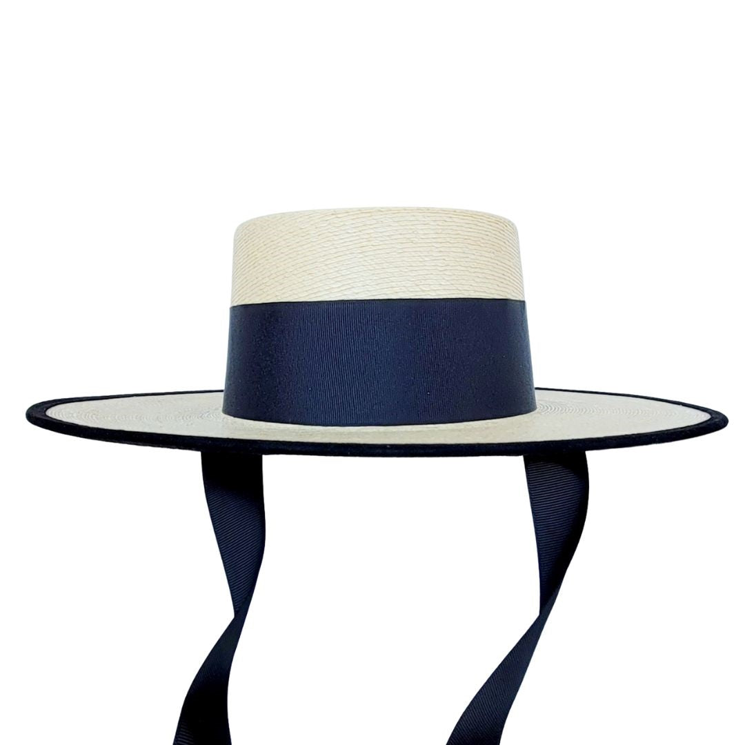 Connor Straw Boater Crown Hat