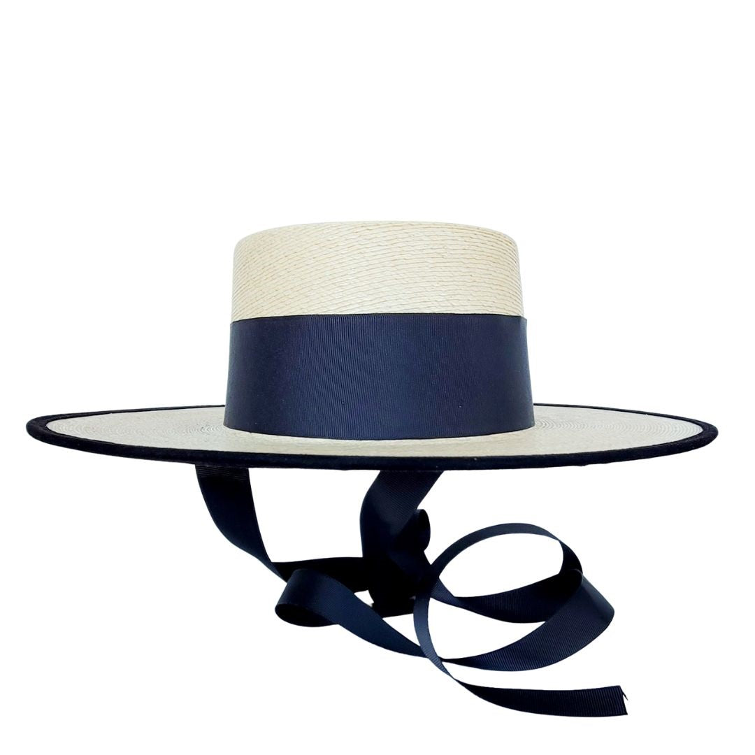 Connor Straw Boater Crown Hat