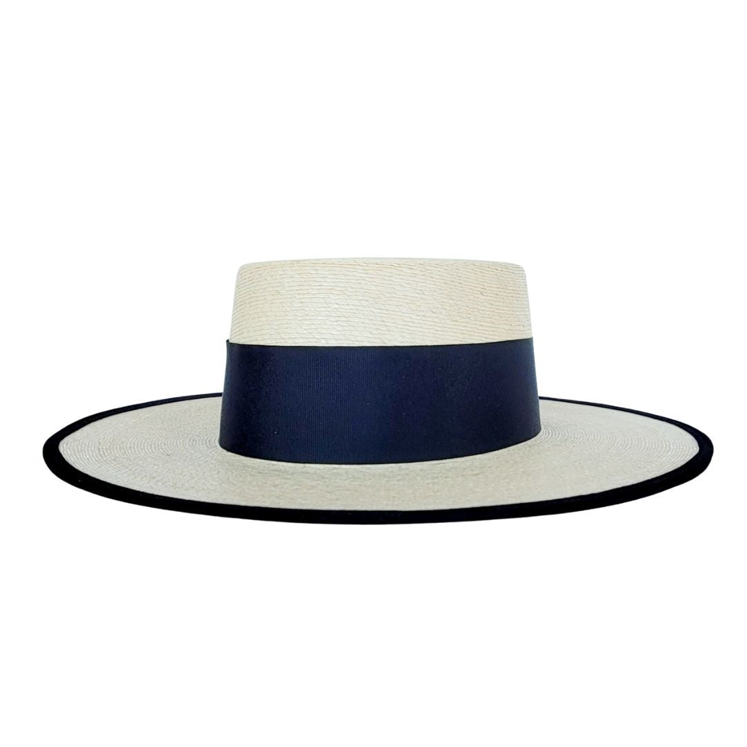 Connor Straw Boater Crown Hat
