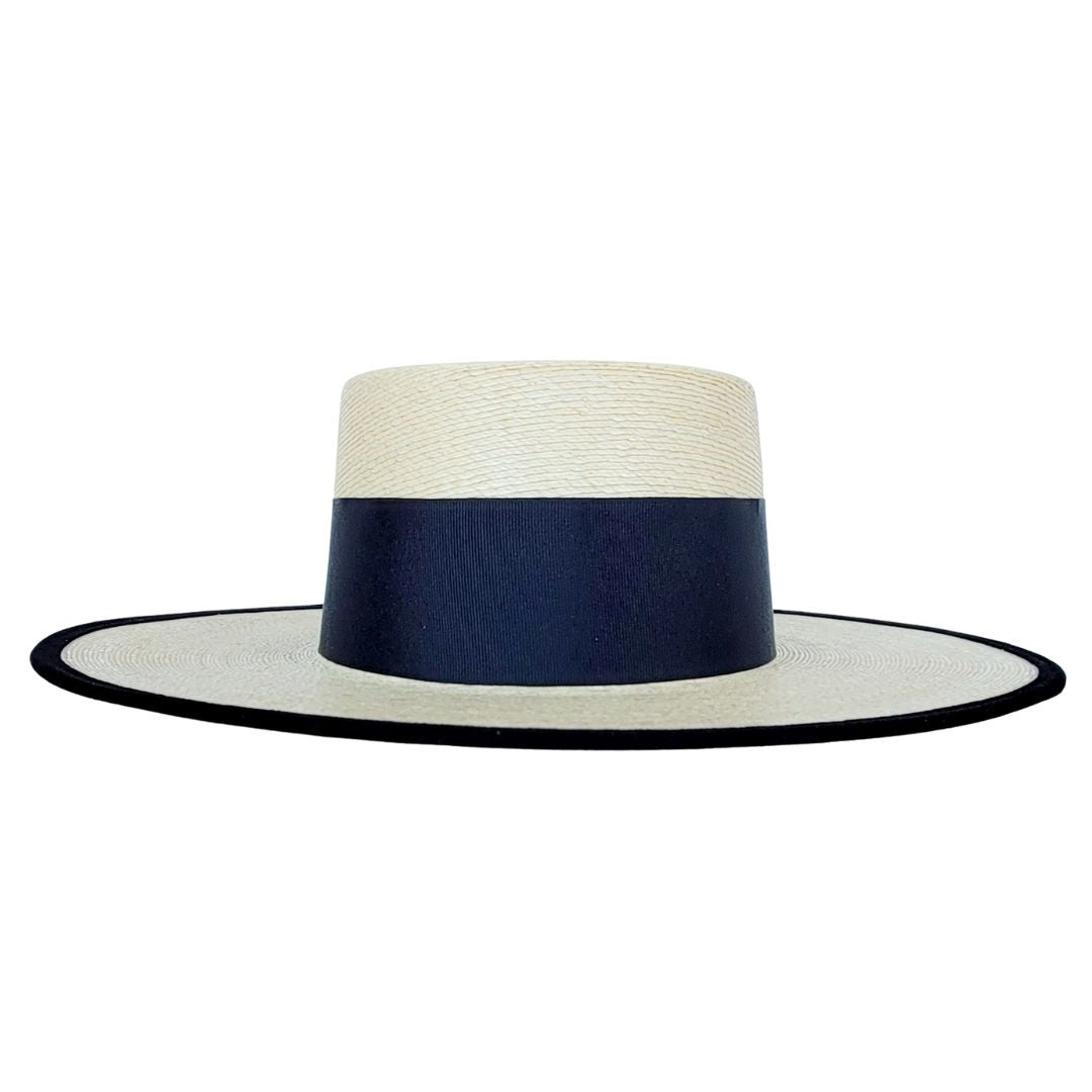 Connor Straw Boater Crown Hat