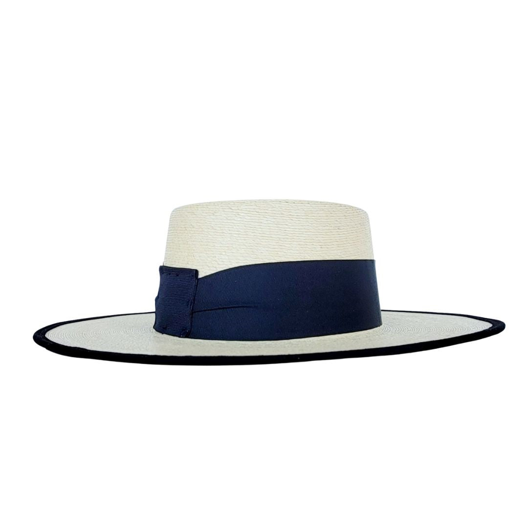 Connor Straw Boater Crown Hat