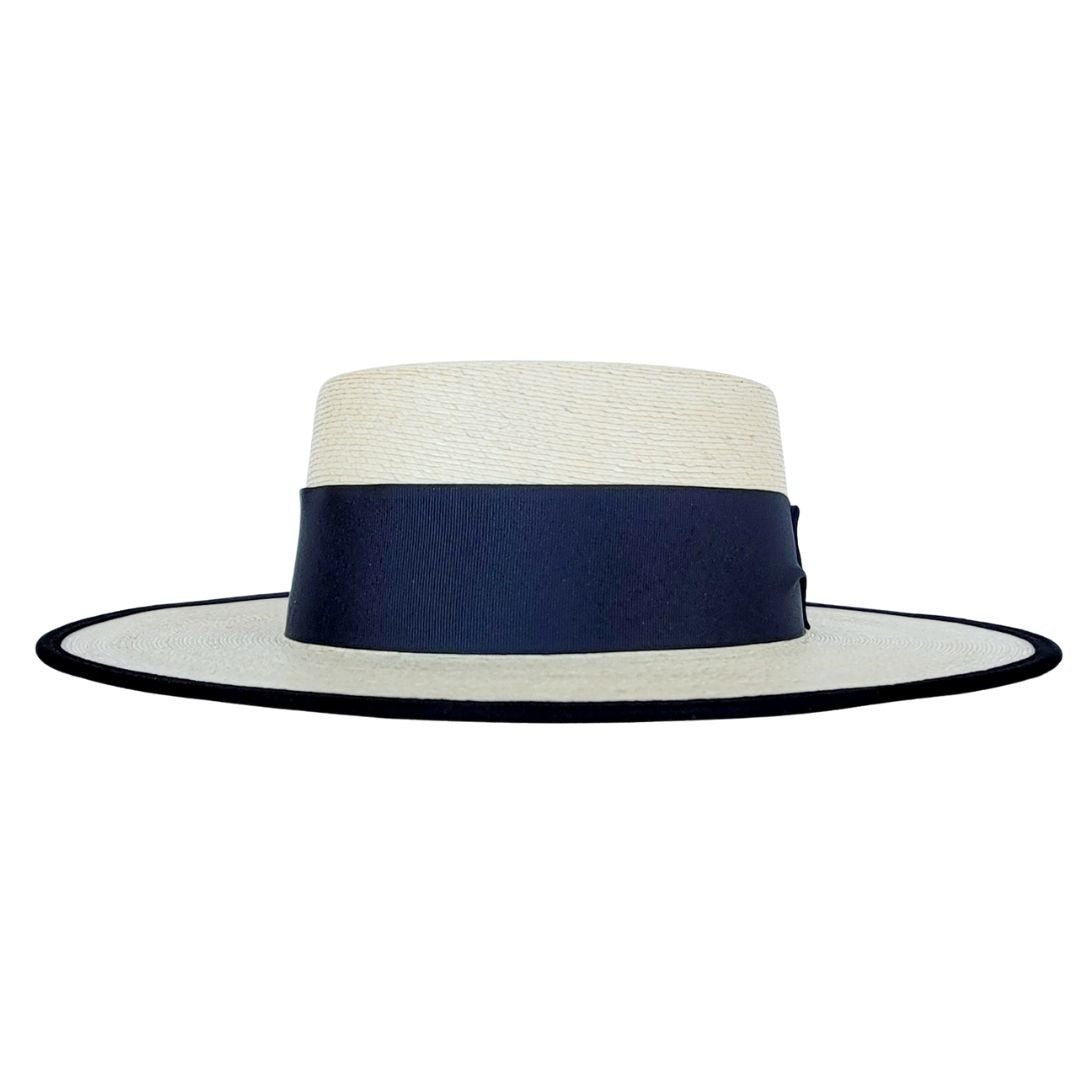 Connor Straw Boater Crown Hat