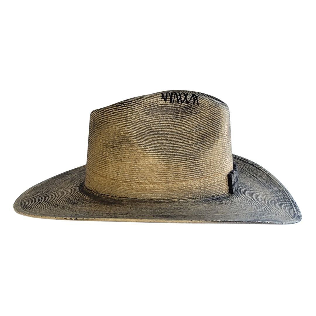 Corry Straw Western Crown Hat