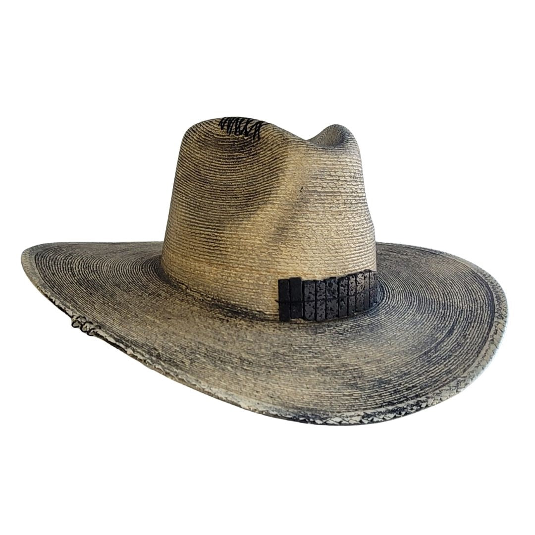 Corry Straw Western Crown Hat