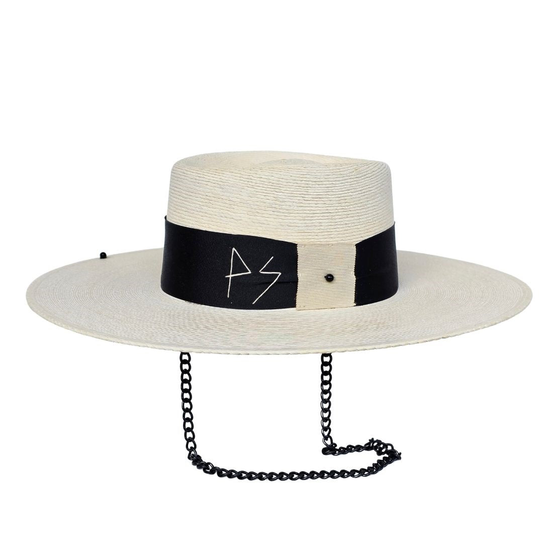Danica Straw Telescope Crown Hat