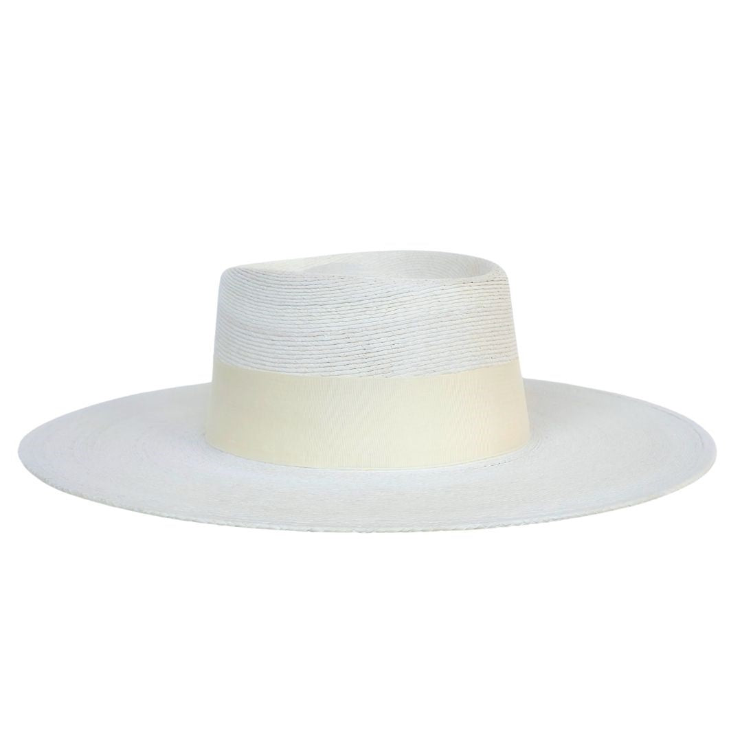 Devika Straw Telescope Crown Hat