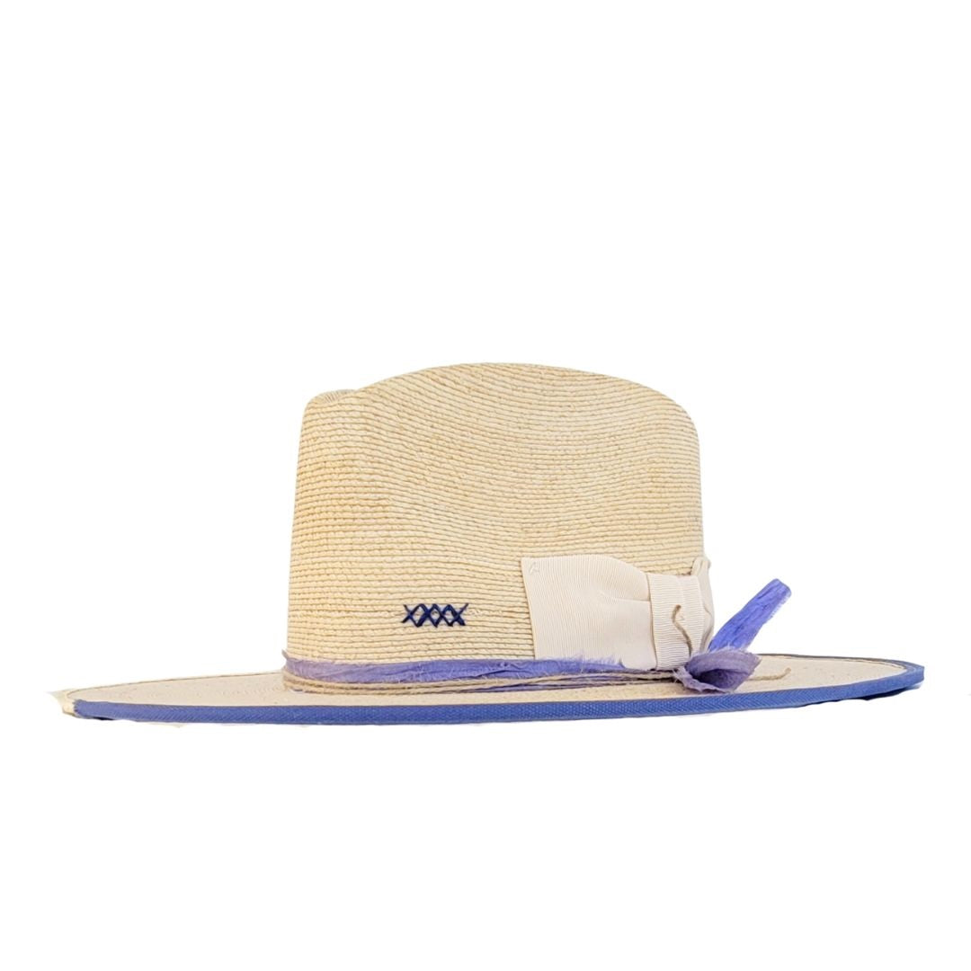 Donaver Straw Western Crown Hat