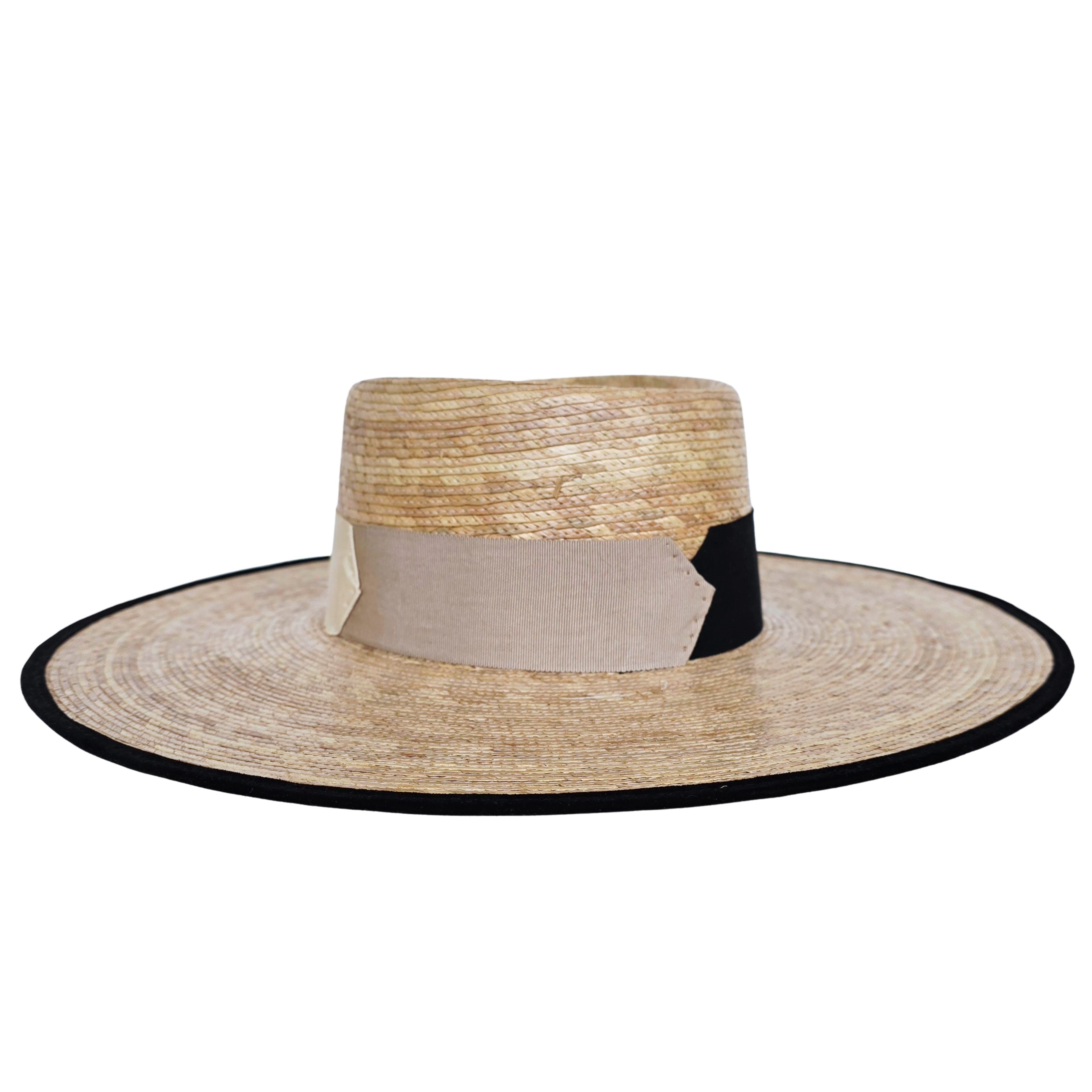 Dottie Straw Telescope Crown Hat