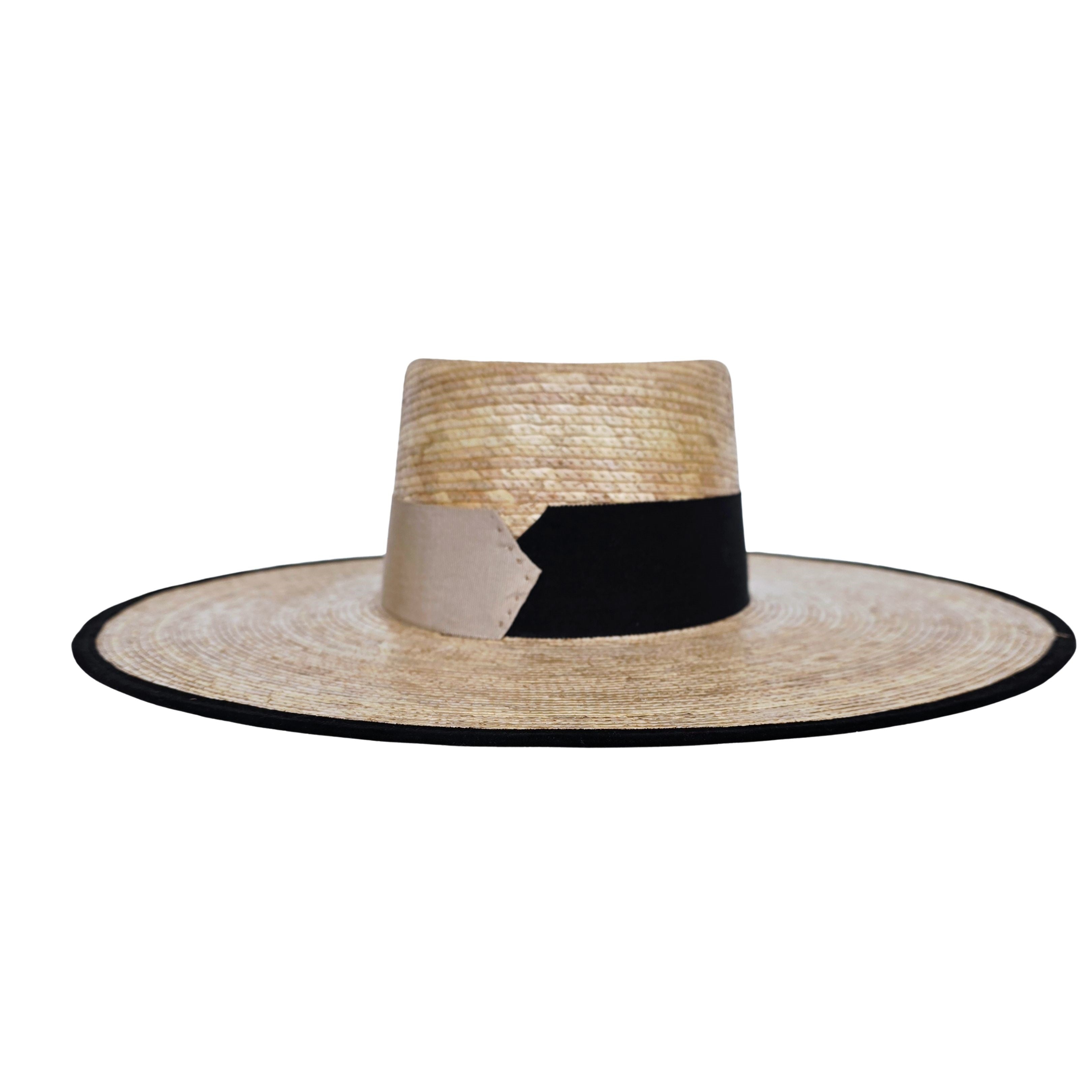 Dottie Straw Telescope Crown Hat