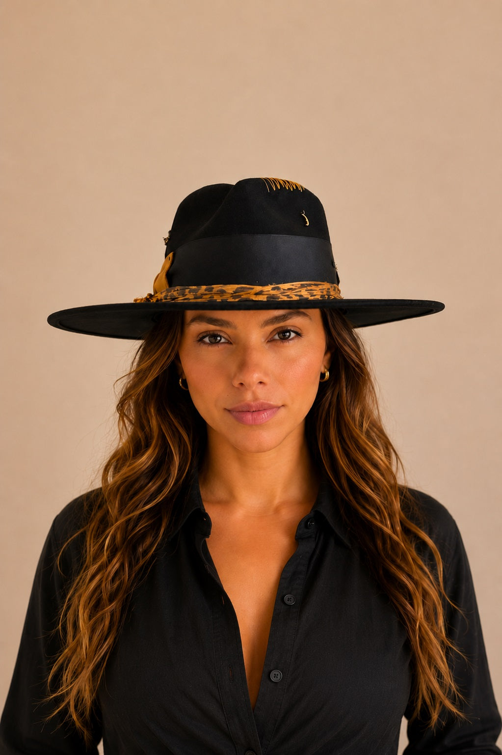 Eleni Rancher Crown Hat