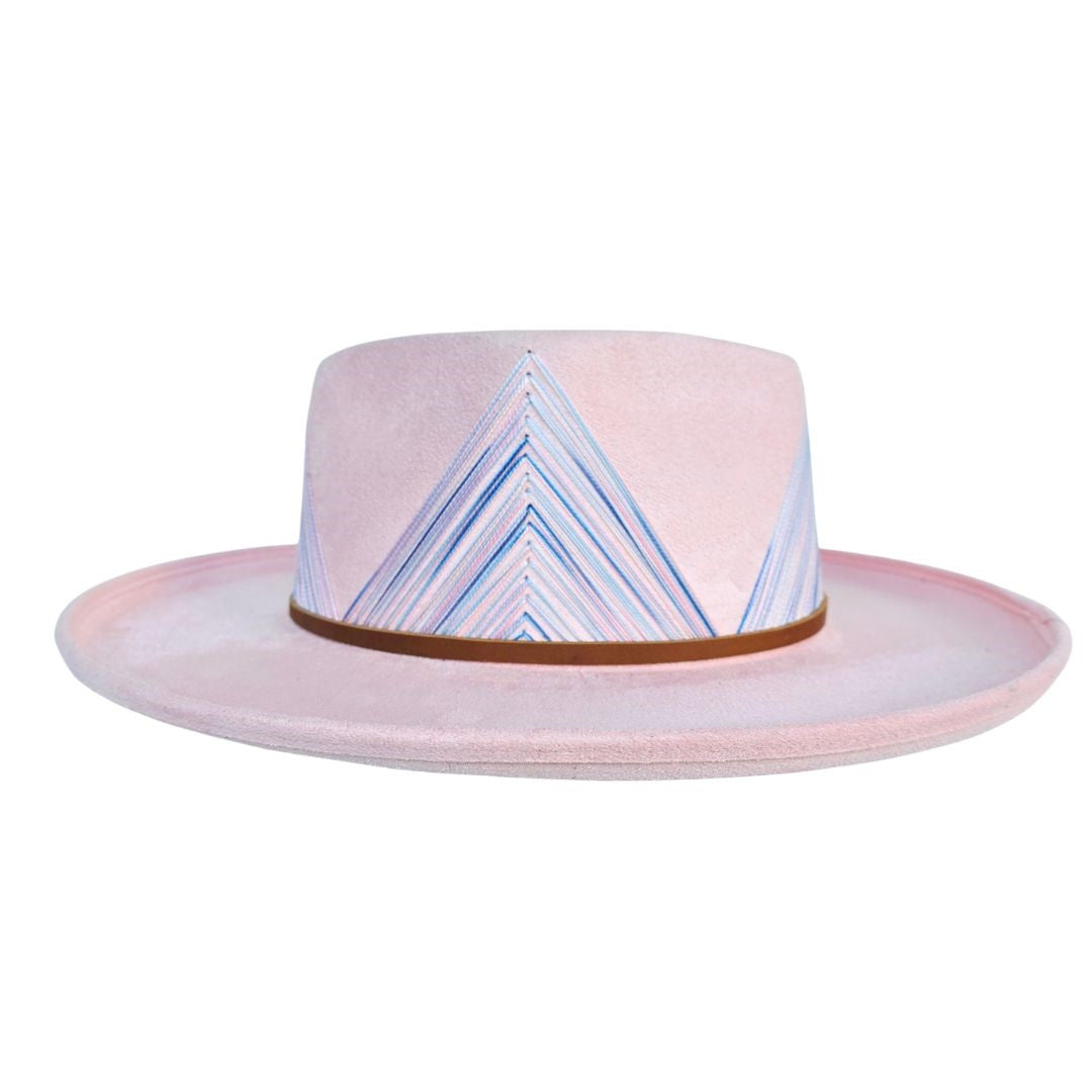 Eliana Diamond Crown Hat - Pink
