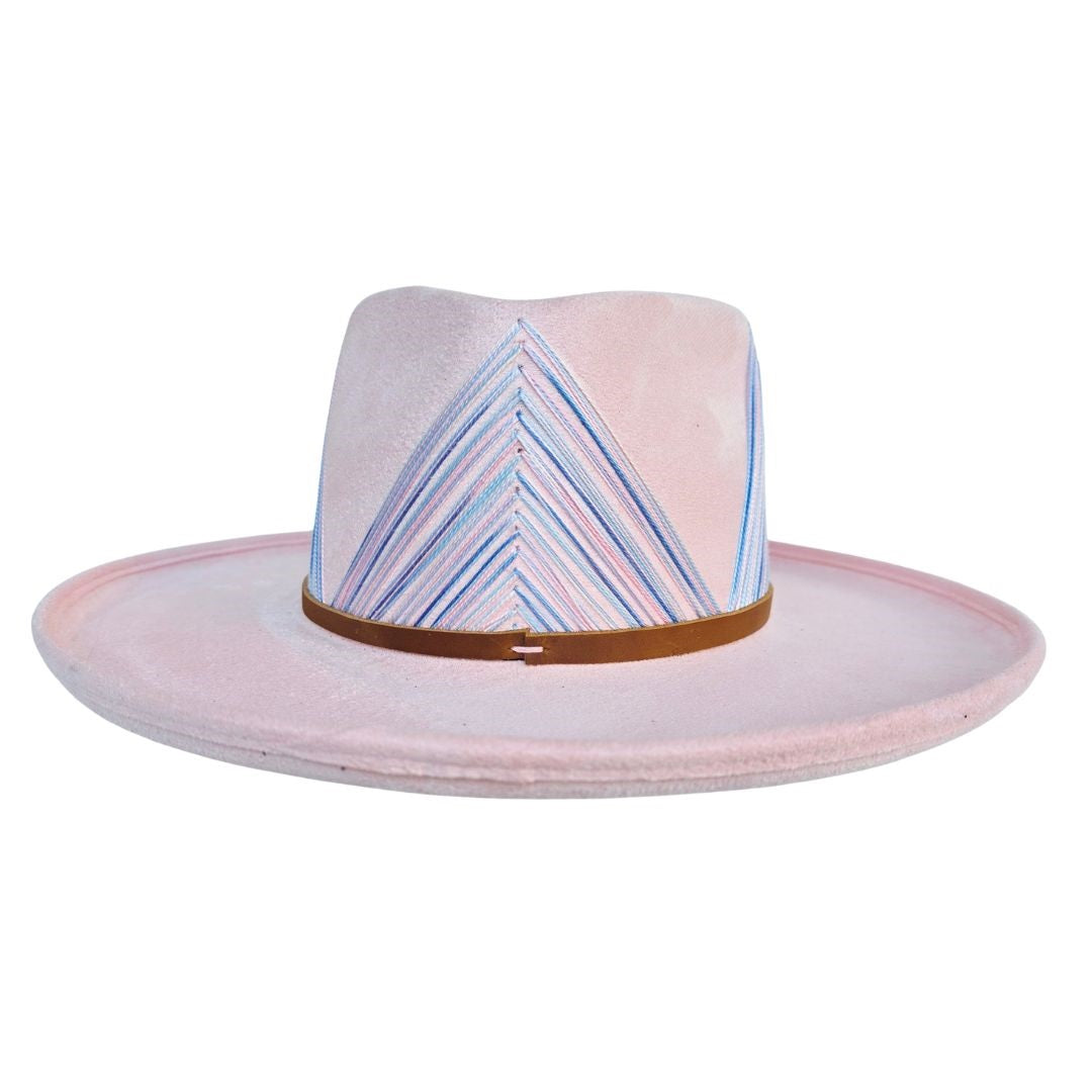 Eliana Diamond Crown Hat - Pink
