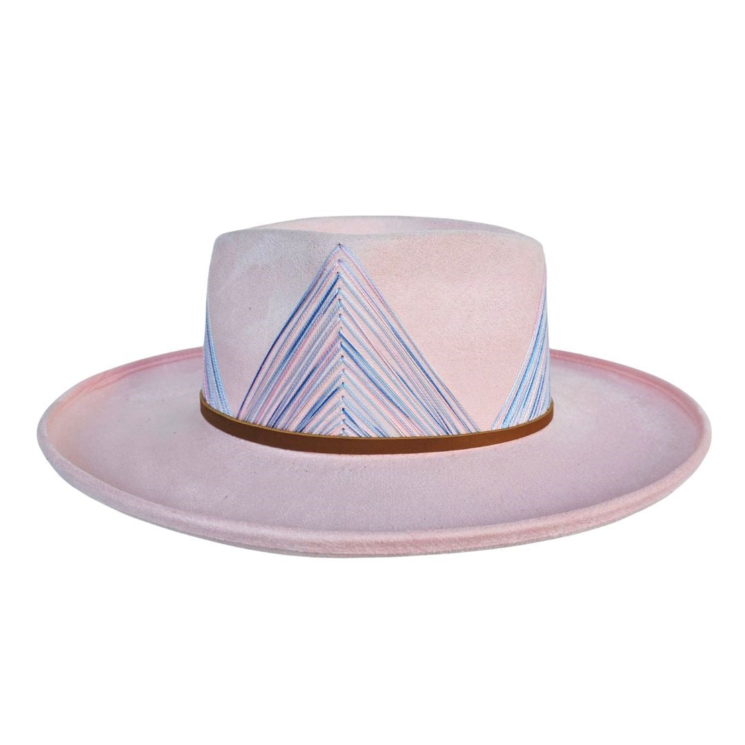 Eliana Diamond Crown Hat - Pink