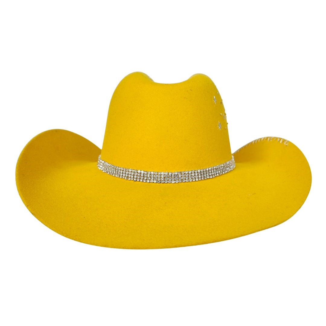 Elowen Western Cowboy Crown Hat